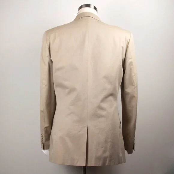 38R Banana Republic Mens‎ Blazer Sport Coat 3-Bttn Casual Jacket Cotton E02171